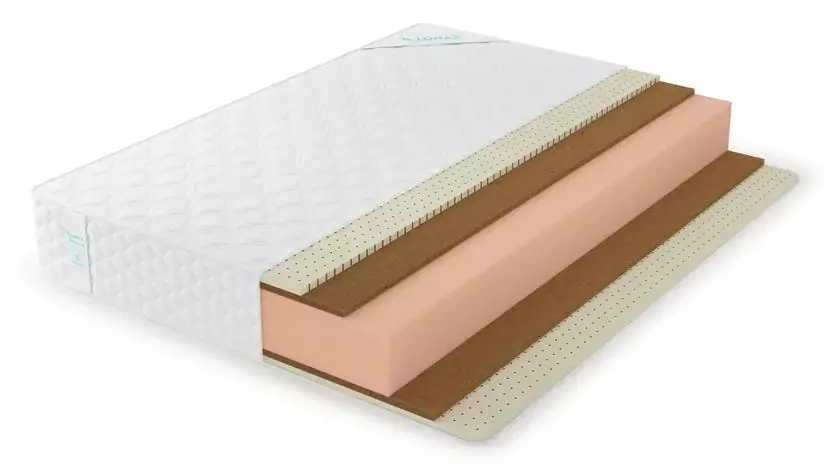 Матрас Лонакс Пена Стронг Медиум Макс Плюс, Белый