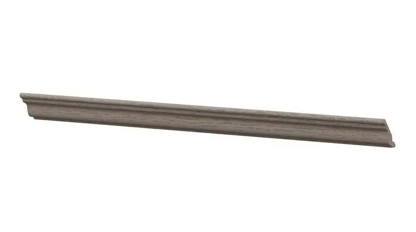 Декоративный карниз (дуб графит), Серый