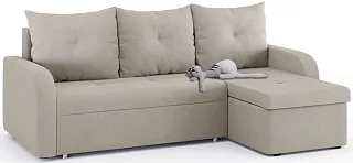 Угловой диван Мини Люкс Еврокнижка Бежевый