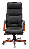 Кресло руководителя Бюрократ T-9927 Walnut дизайн 1 Черный