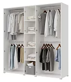 Шкаф Квадро 5-ти ств 2500 Белый