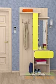 Прихожая Мебелеф-18 Бежевый 