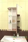Шкафчик для ванной Мебелеф-2 Белый 