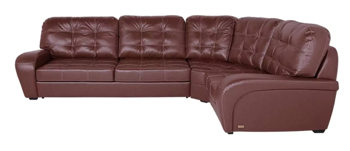 Кожаный диван Монреаль, Коричневый {167767} – купить в Калуге за 151590 рубв интернет-магазине Divano.ru