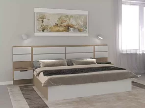 Двуспальная кровать с подъемным механизмом Норд КРПМ-160 Подъемный 