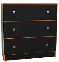 Комод 3 ящика МДК Black 3