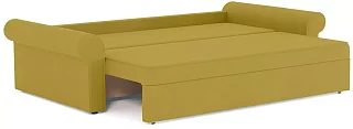 Прямой диван Гамбург Еврокнижка Желтый