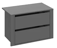 Ящики ВН2Я Берген для ШК-1200/ШК-1600 (серый графит) Серый 
