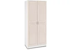 Шкаф двухстворчатый ШК-2 Венеция (белый/жемчуг) Бежевый 
