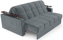 Прямой диван Бакли Аккордеон Серый 