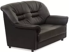 Прямой диван Премьер Без механизма Черный
