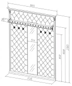 Прихожая Благо Зеленый 