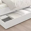 Каркас кровати с 2 ящиками ХЕМНЕС, Белый