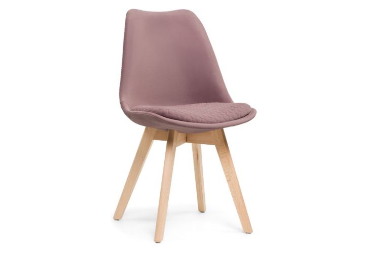Стул деревянный Bonuss light purple / wood, Розовый