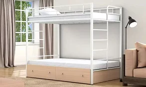 Кровать двухъярусная Валенсия 120 твист (с ящиком) 