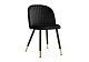 Стул Gabi black / black / gold, Черный