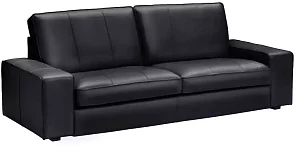 Кожаный диван 3хместный Кивик (Kivik) Без механизма 