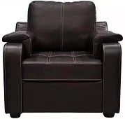 Кожаное кресло Берета Без механизма Черный