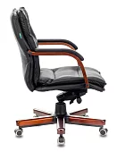 Кресло руководителя Бюрократ T-9927 Walnut-LOW дизайн 1 Черный