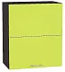 Шкаф верхний горизонтальный с подъемным механизмом Валерия-М 920х600 Лайм глянец/Венге, Лайм