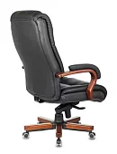 Кресло руководителя Бюрократ T-9925 Walnut дизайн 1 Черный