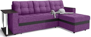 Угловой диван Атланта Дельфин Фиолетовый
